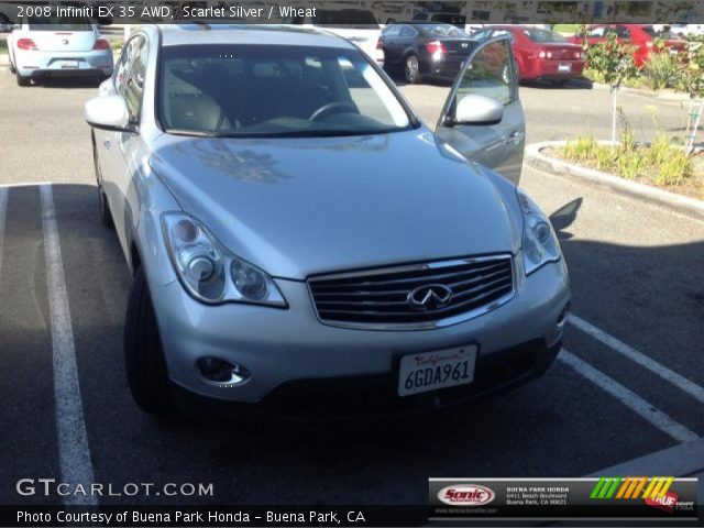 2008 Infiniti EX 35 AWD in Scarlet Silver