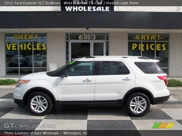 2012 Ford Explorer XLT EcoBoost in White Platinum Tri-Coat