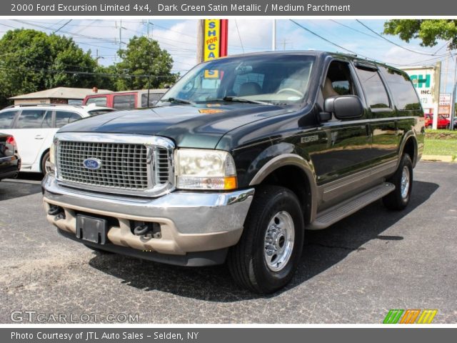 2000 Ford Excursion Limited 4x4 in Dark Green Satin Metallic