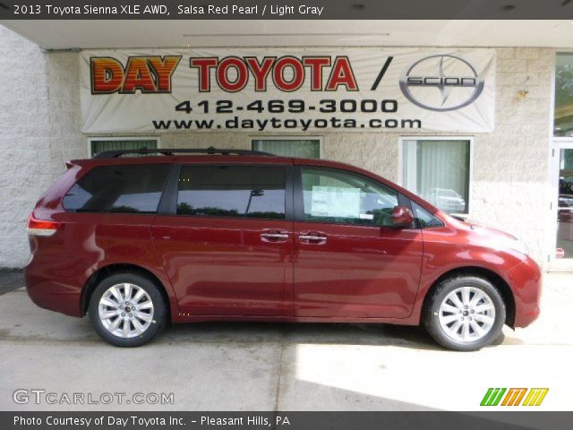 2013 Toyota Sienna XLE AWD in Salsa Red Pearl