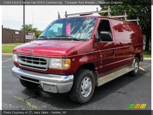 2000 Ford E Series Van E350 Commercial in Toreador Red Metallic
