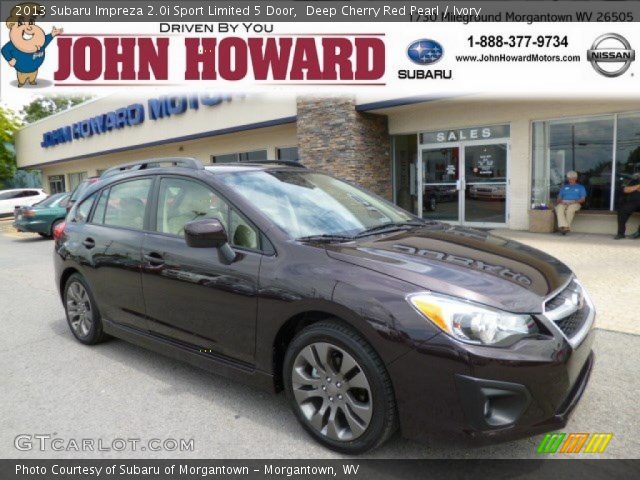 2013 Subaru Impreza 2.0i Sport Limited 5 Door in Deep Cherry Red Pearl