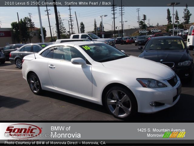 2010 Lexus IS 250C Convertible in Starfire White Pearl
