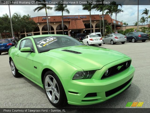 2013 Ford Mustang GT Premium Coupe in Gotta Have It Green