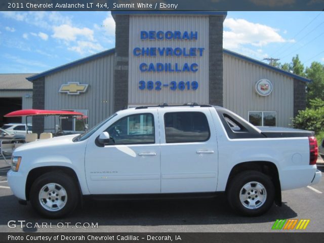 2011 Chevrolet Avalanche LT 4x4 in Summit White