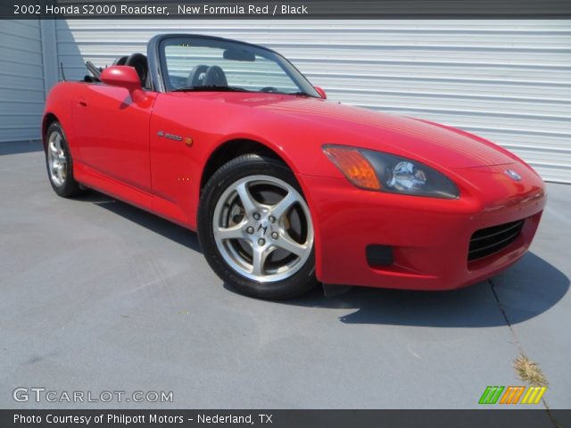 2002 Honda S2000 Roadster in New Formula Red