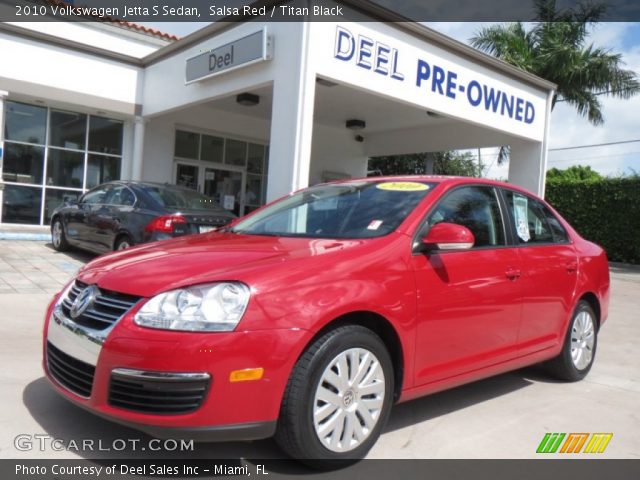 2010 Volkswagen Jetta S Sedan in Salsa Red