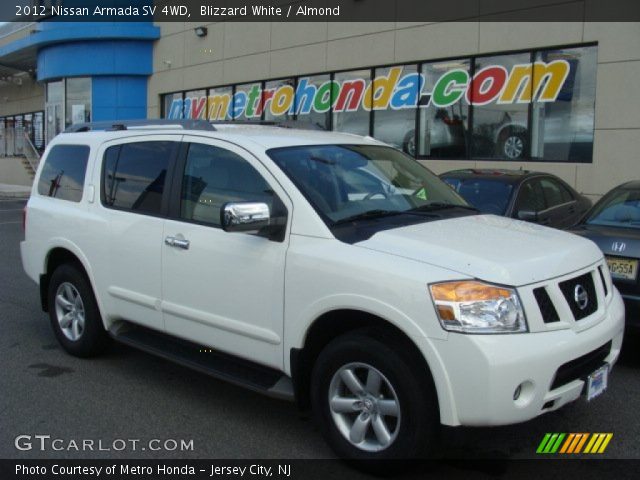 2012 Nissan Armada SV 4WD in Blizzard White