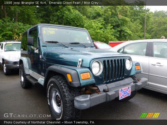 1998 Jeep Wrangler SE 4x4 in Emerald Green Pearl