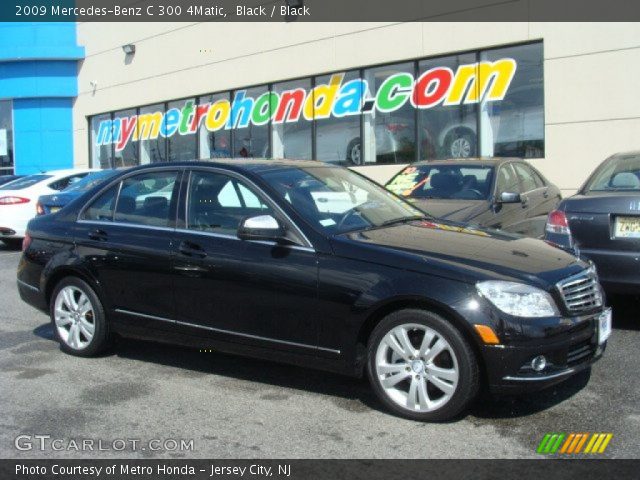 2009 Mercedes-Benz C 300 4Matic in Black