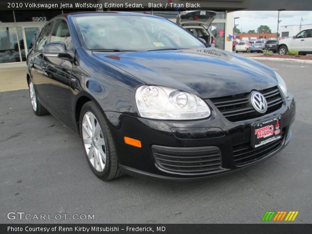 2010 Volkswagen Jetta Wolfsburg Edition Sedan in Black