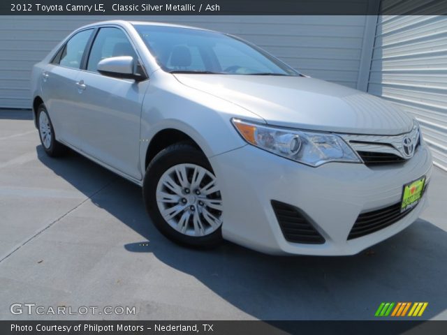 2012 Toyota Camry LE in Classic Silver Metallic
