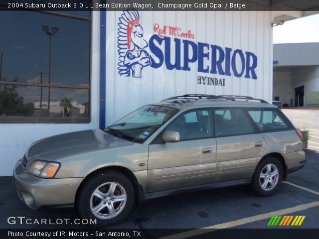 2004 Subaru Outback 3.0 L.L.Bean Edition Wagon in Champagne Gold Opal