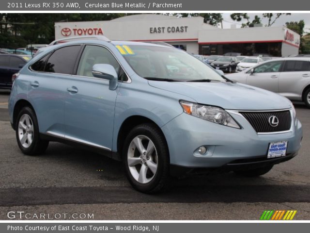 2011 Lexus RX 350 AWD in Cerulean Blue Metallic