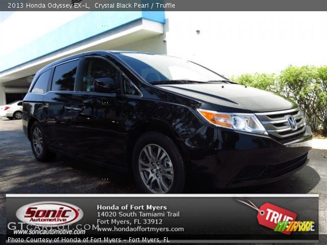 2013 Honda Odyssey EX-L in Crystal Black Pearl