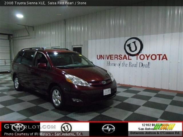 2008 Toyota Sienna XLE in Salsa Red Pearl