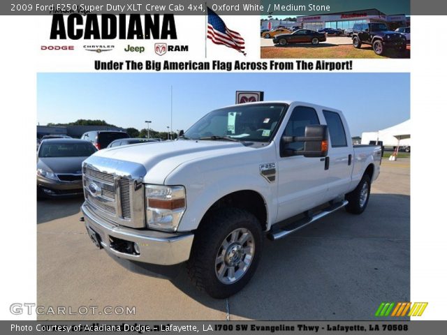 2009 Ford F250 Super Duty XLT Crew Cab 4x4 in Oxford White