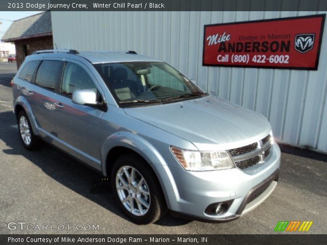 2013 Dodge Journey Crew in Winter Chill Pearl