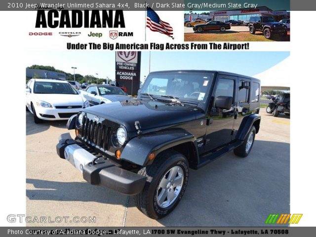 2010 Jeep Wrangler Unlimited Sahara 4x4 in Black