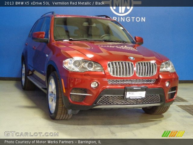 2013 BMW X5 xDrive 50i in Vermilion Red Metallic