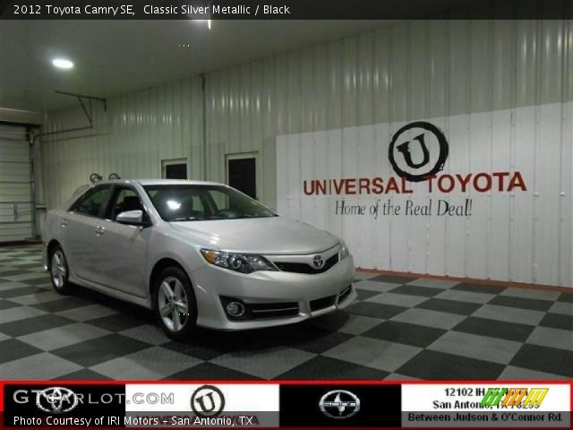 2012 Toyota Camry SE in Classic Silver Metallic