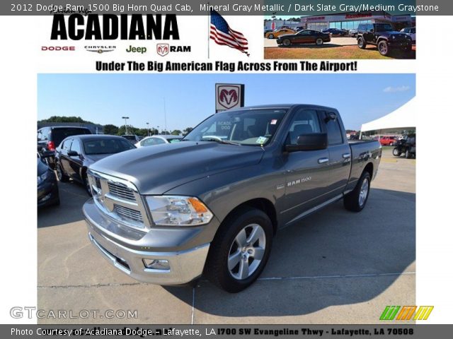 2012 Dodge Ram 1500 Big Horn Quad Cab in Mineral Gray Metallic