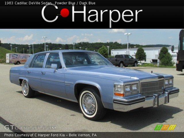 1983 Cadillac DeVille Sedan in Powder Blue