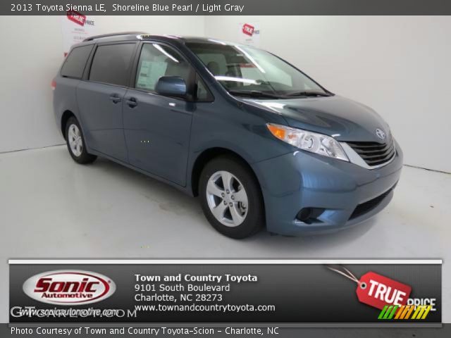 2013 Toyota Sienna LE in Shoreline Blue Pearl