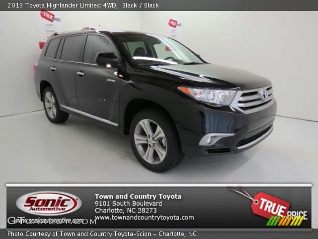 2013 Toyota Highlander Limited 4WD in Black
