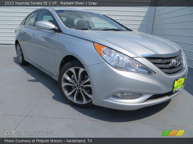 2013 Hyundai Sonata SE 2.0T in Radiant Silver