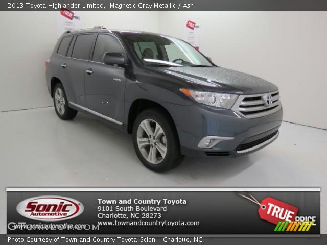 2013 Toyota Highlander Limited in Magnetic Gray Metallic