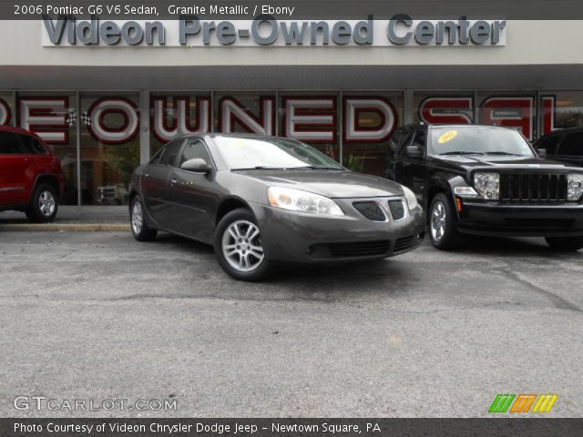 2006 Pontiac G6 V6 Sedan in Granite Metallic
