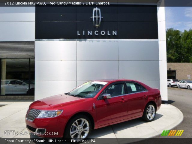 2012 Lincoln MKZ AWD in Red Candy Metallic