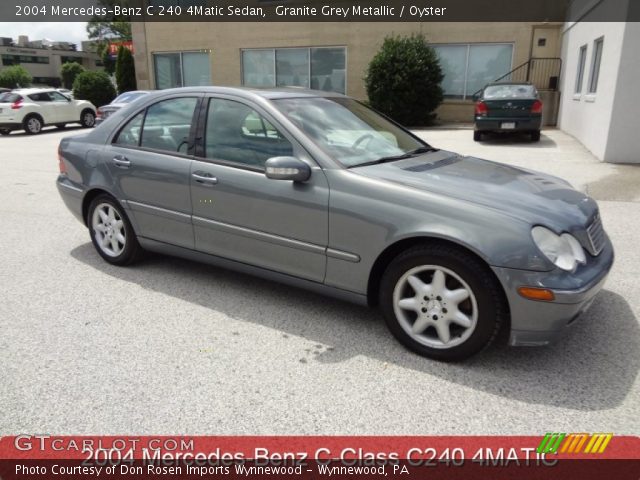 2004 Mercedes-Benz C 240 4Matic Sedan in Granite Grey Metallic