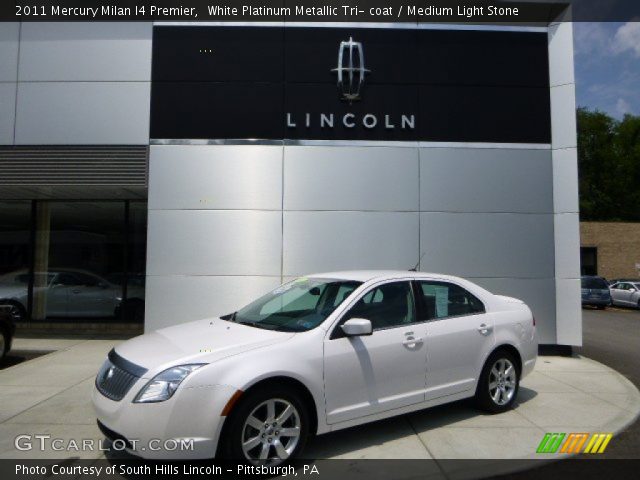 2011 Mercury Milan I4 Premier in White Platinum Metallic Tri- coat
