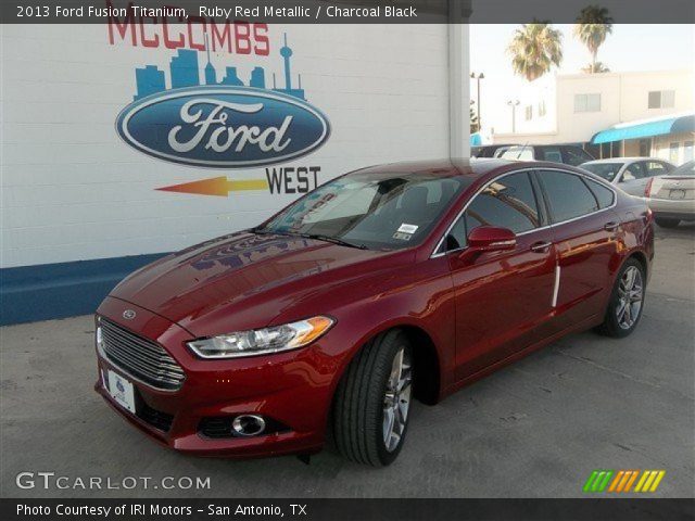 2013 Ford Fusion Titanium in Ruby Red Metallic