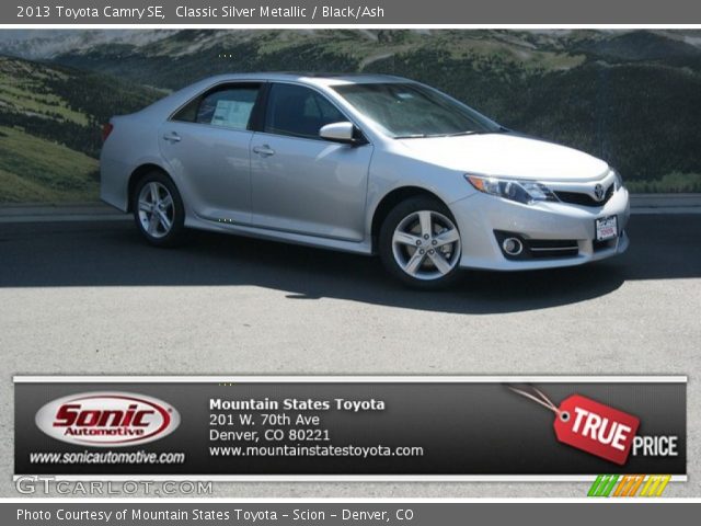 2013 Toyota Camry SE in Classic Silver Metallic