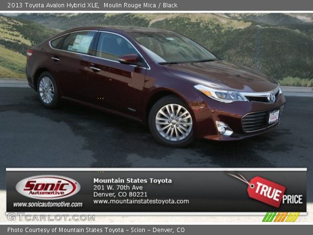 2013 Toyota Avalon Hybrid XLE in Moulin Rouge Mica