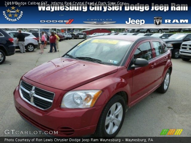 2010 Dodge Caliber SXT in Inferno Red Crystal Pearl