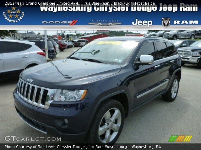 2012 Jeep Grand Cherokee Limited 4x4 in True Blue Pearl
