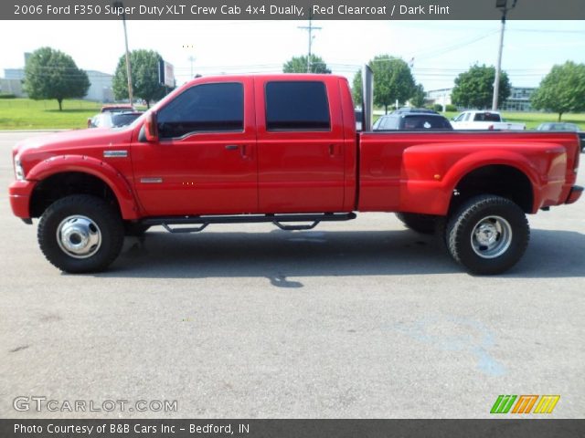 2006 Ford F350 Super Duty XLT Crew Cab 4x4 Dually in Red Clearcoat