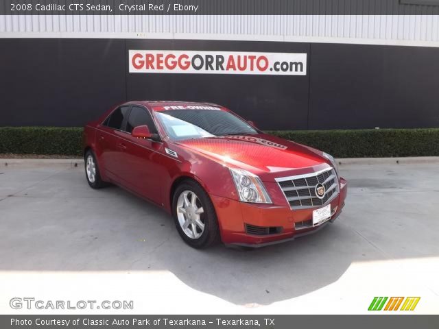 2008 Cadillac CTS Sedan in Crystal Red
