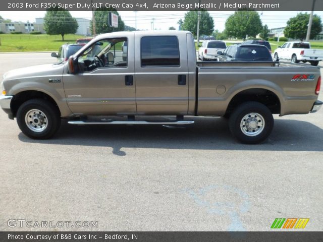 2003 Ford F350 Super Duty XLT Crew Cab 4x4 in Arizona Beige Metallic