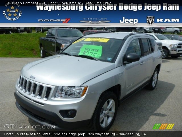 2011 Jeep Compass 2.0 in Bright Silver Metallic