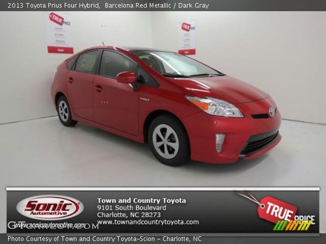 2013 Toyota Prius Four Hybrid in Barcelona Red Metallic