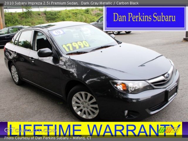 2010 Subaru Impreza 2.5i Premium Sedan in Dark Gray Metallic