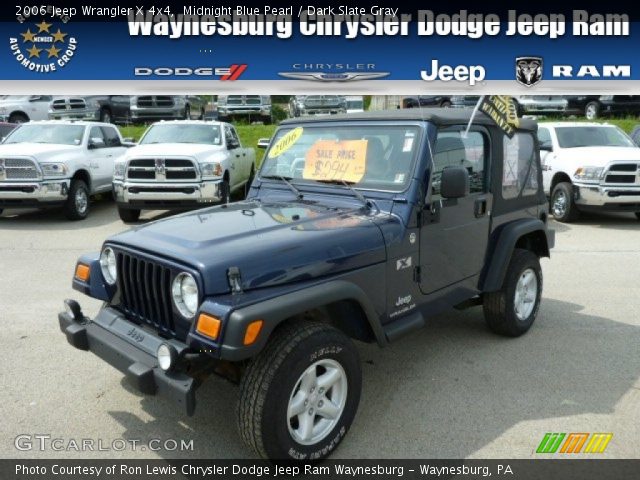 2006 Jeep Wrangler X 4x4 in Midnight Blue Pearl