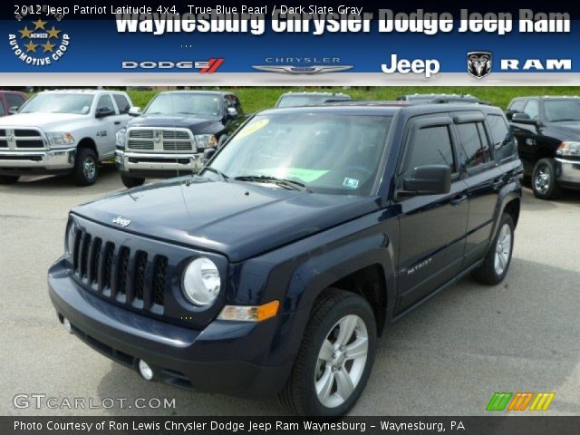 2012 Jeep Patriot Latitude 4x4 in True Blue Pearl