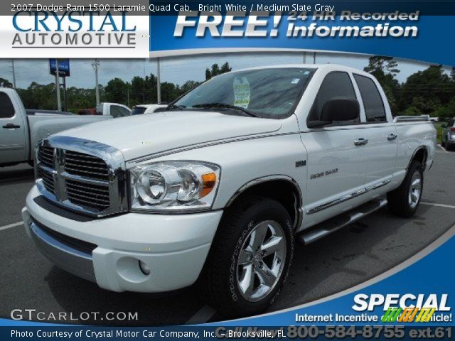 2007 Dodge Ram 1500 Laramie Quad Cab in Bright White