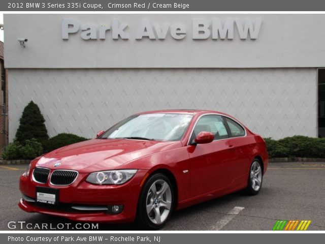 2012 BMW 3 Series 335i Coupe in Crimson Red